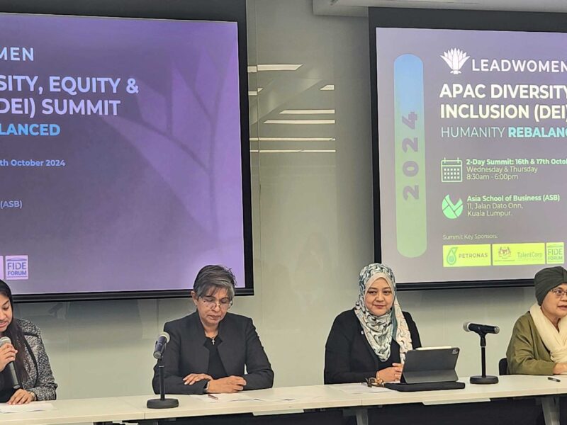 LeadWomen announces its first APAC Diversity, Equity & Inclusion Summit: “Humanity Rebalanced” focuses on building inclusive workplaces in a changing world